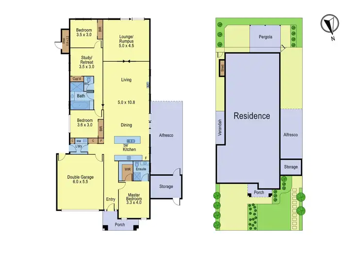 Floorplan of Homely house listing, 13 Coolibah Street, Doreen VIC 3754