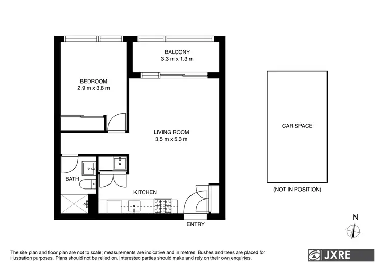 Floorplan of Homely apartment listing, 2112E/888 Collins Street, Docklands VIC 3008