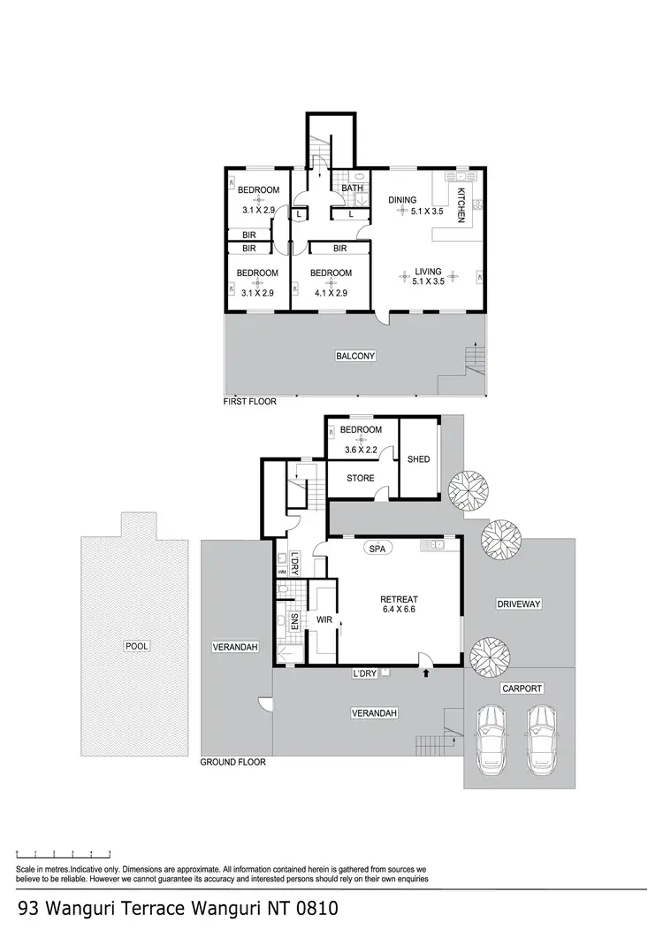 Floorplan of Homely house listing, 93 Wanguri Terrace, Wanguri NT 810