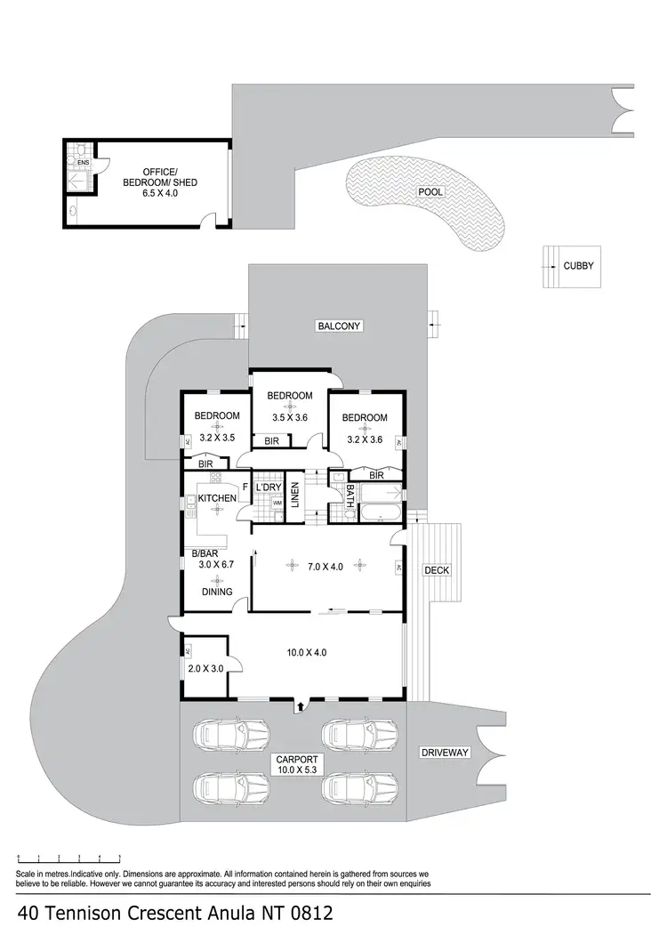 Floorplan of Homely house listing, 40 Tennison Crescent, Anula NT 812