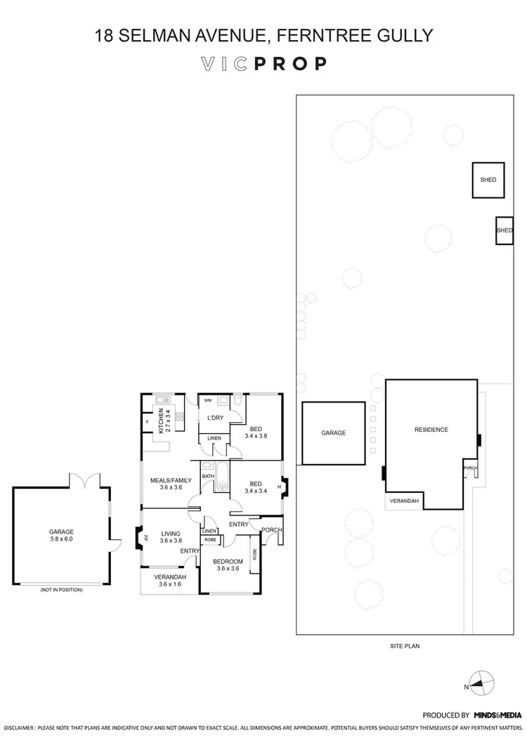 Floorplan of Homely house listing, 18 Selman Avenue, Ferntree Gully VIC 3156