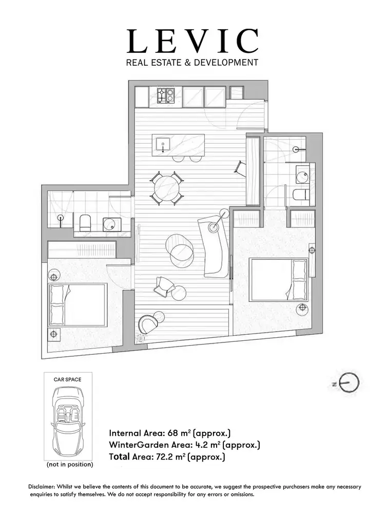 Floorplan of Homely apartment listing, 6411/160 Victoria Street, Carlton VIC 3053