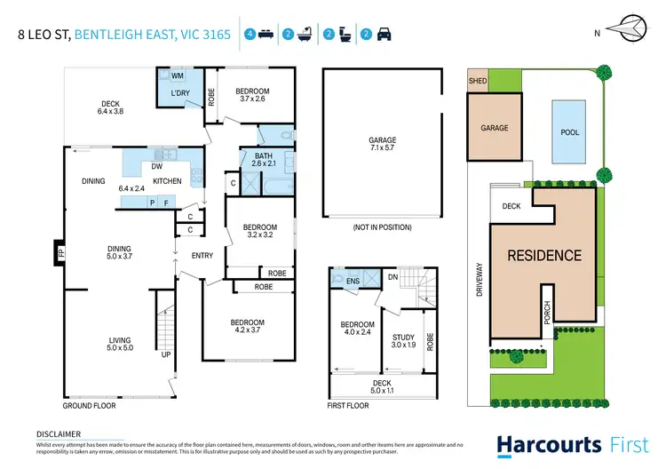 Floorplan of Homely house listing, 8 Leo Street, Bentleigh East VIC 3165