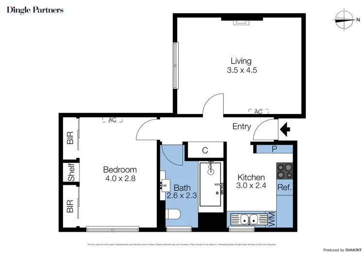 Floorplan of Homely apartment listing, 9/1-11 Grey Street, East Melbourne VIC 3002