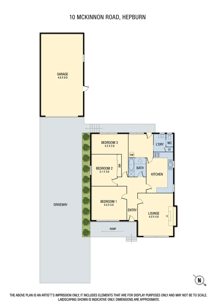 Floorplan of Homely house listing, 10 Mckinnon Road, Hepburn VIC 3461