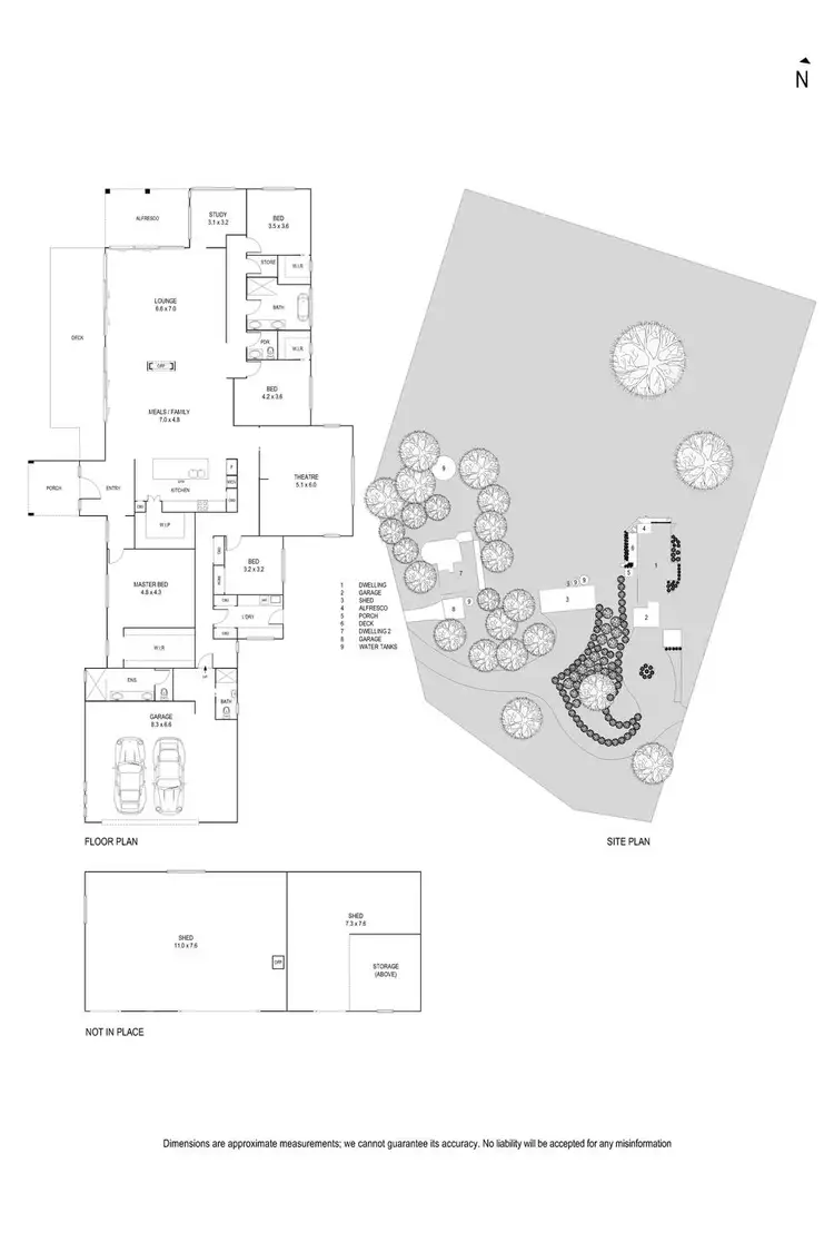 Floorplan of Homely house listing, 45 Laceys Road, Hurstbridge VIC 3099
