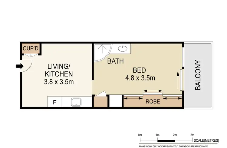 Floorplan of Homely unit listing, 139/21 Cavenagh Street, Darwin City NT 800