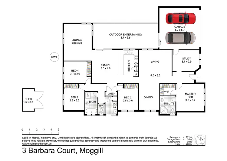 Floorplan of Homely house listing, 3 Barbara Court, Moggill QLD 4070