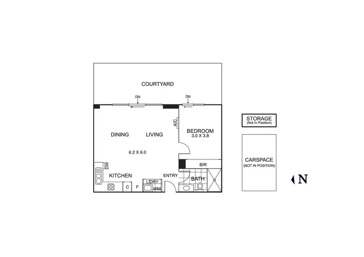 Floorplan of Homely apartment listing, 22/76-80 Balcombe Road, Mentone VIC 3194