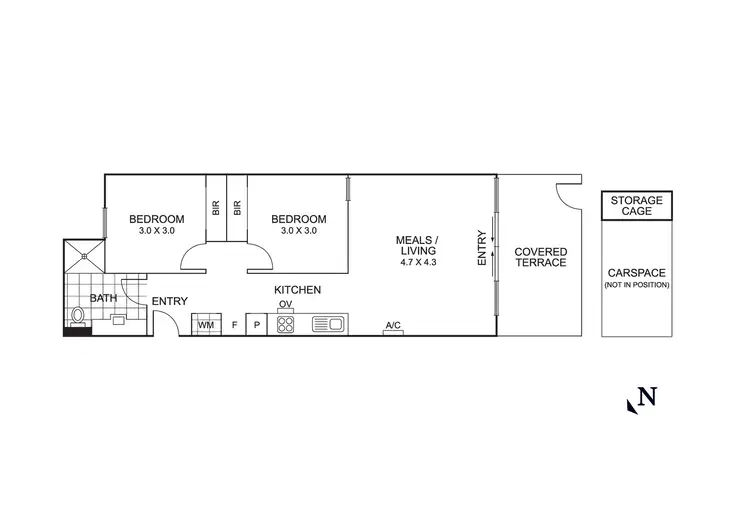 Floorplan of Homely apartment listing, 2/5 Bear Street, Mordialloc VIC 3195