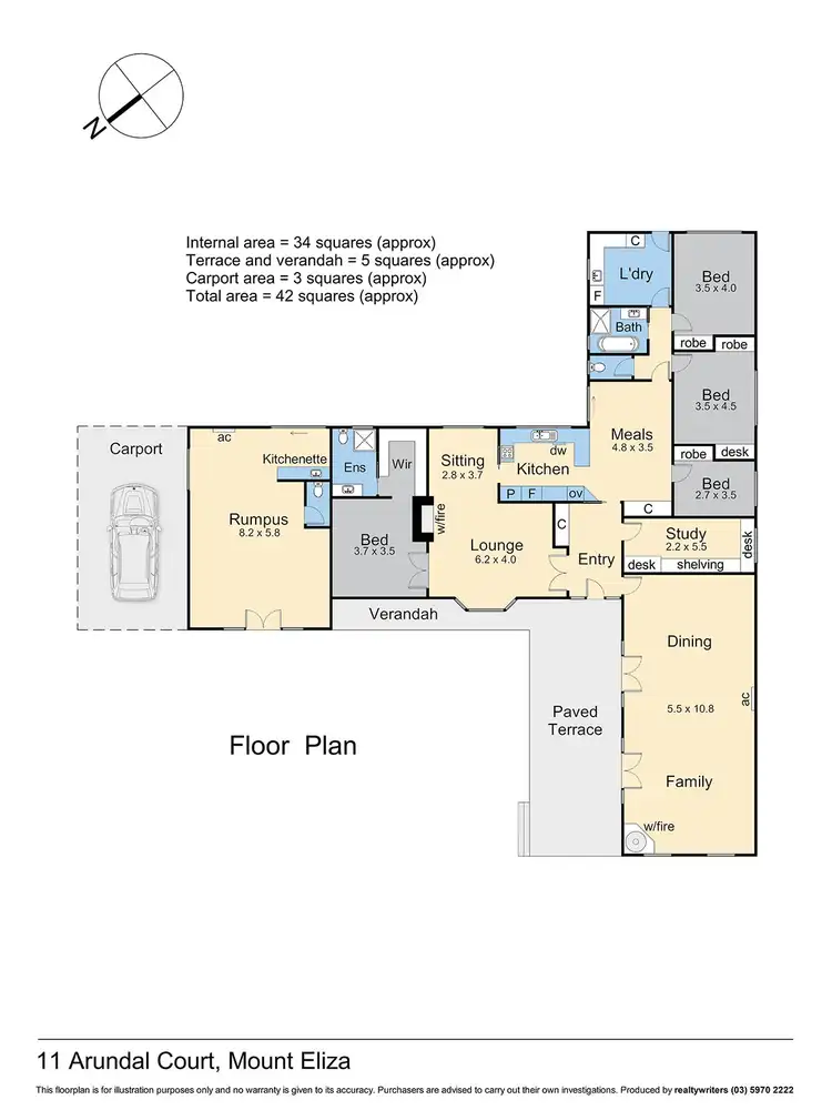 Floorplan of Homely house listing, 11 Arundel Court, Mount Eliza VIC 3930