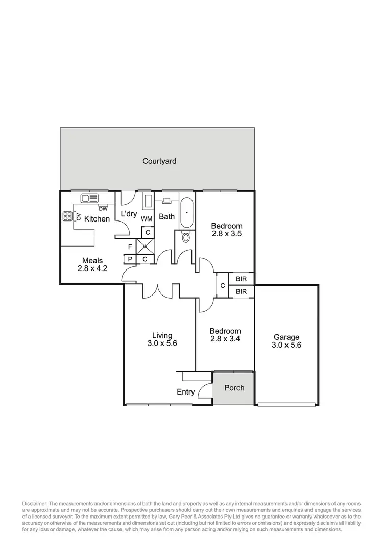 Floorplan of Homely villa listing, 3/8 Lillimur Road, Ormond VIC 3204