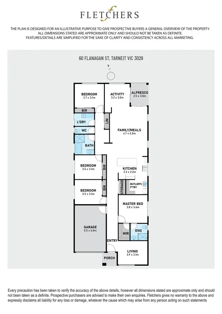 Floorplan of Homely house listing, 60 Flanagan Street, Tarneit VIC 3029