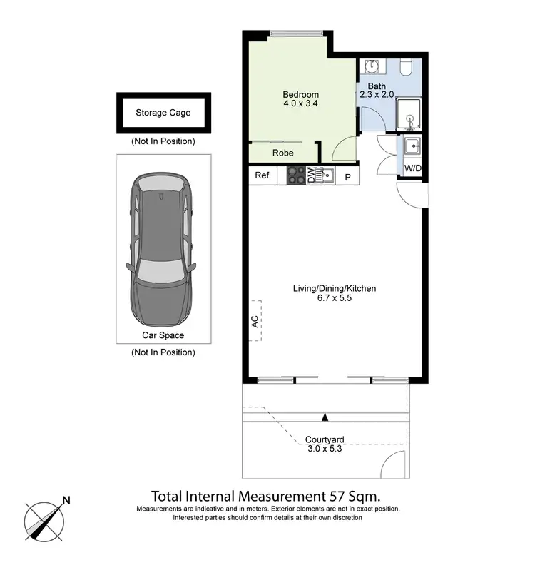 Floorplan of Homely apartment listing, G01/368 Geelong Road, West Footscray VIC 3012
