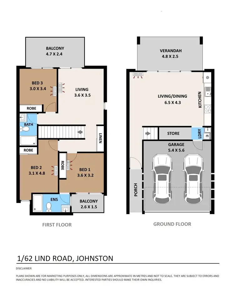 Floorplan of Homely apartment listing, 1/62 Lind Road, Johnston NT 832