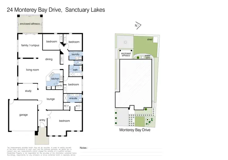 Floorplan of Homely house listing, 24 Monterey Bay Drive, Sanctuary Lakes VIC 3030