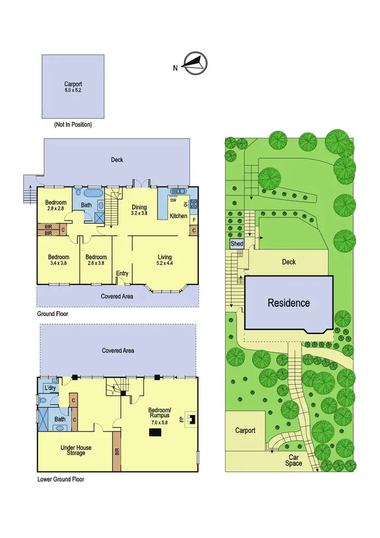 Floorplan of Homely house listing, 62 Ryans Road, Eltham VIC 3095