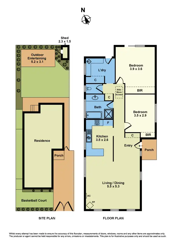 Floorplan of Homely house listing, 22 Railway Place, Williamstown VIC 3016