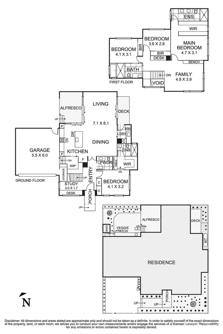 Floorplan of Homely townhouse listing, 1A Kew Court, Donvale VIC 3111
