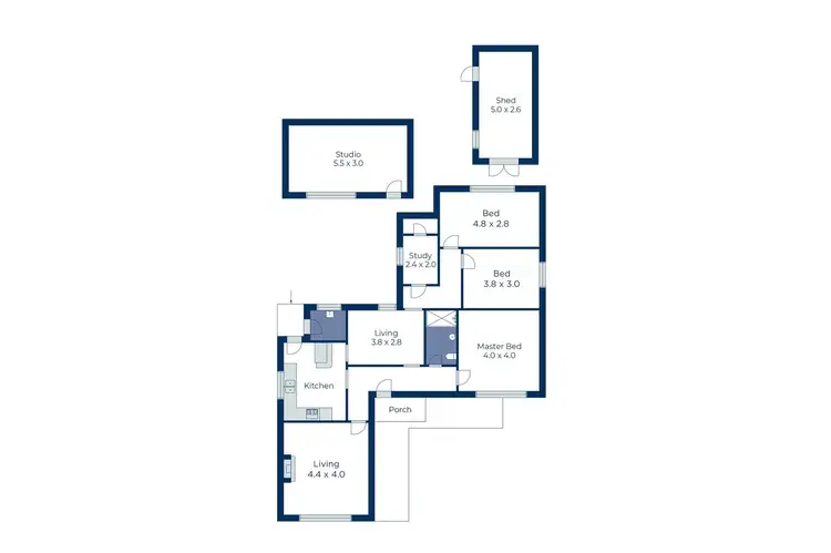 Floorplan of Homely house listing, 4 Neilson Street, Bayswater VIC 3153