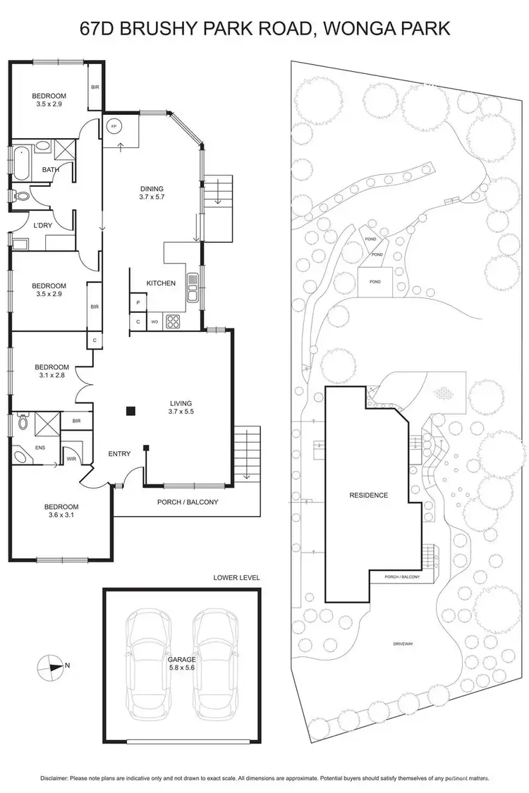 Floorplan of Homely house listing, 67D Brushy Park Road, Wonga Park VIC 3115