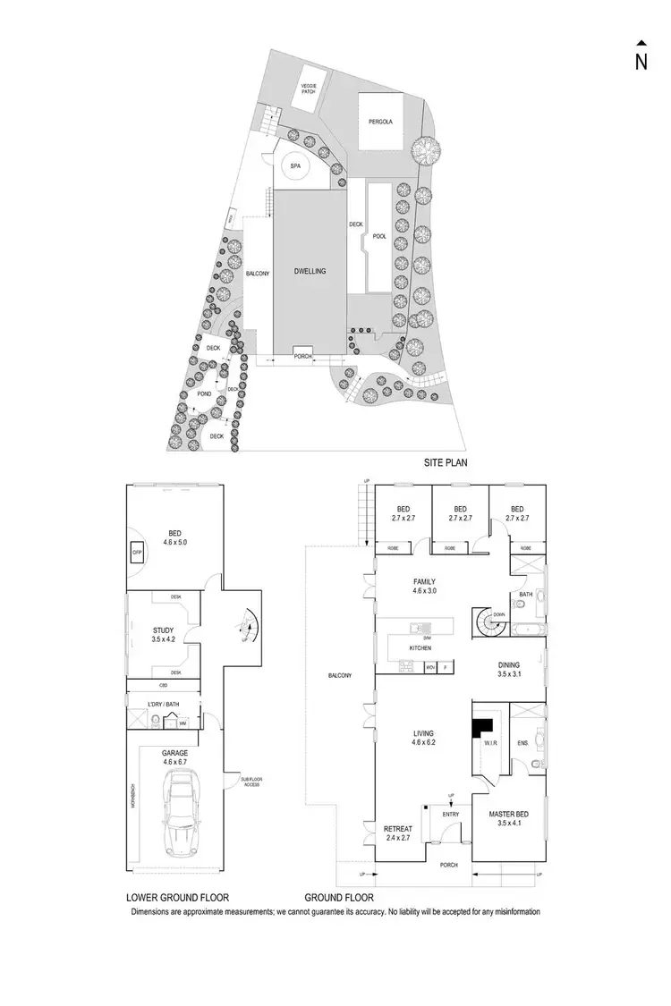 Floorplan of Homely house listing, 59 Malabar Crescent, Eltham VIC 3095