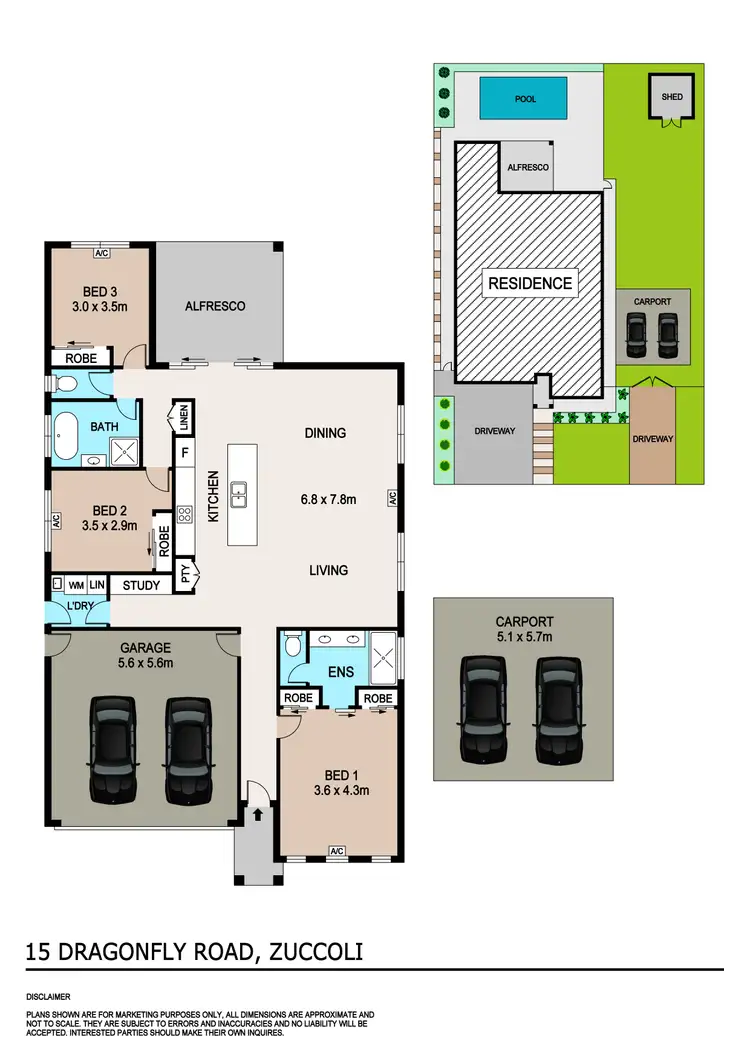 Floorplan of Homely house listing, 15 Dragonfly Crescent, Zuccoli NT 832