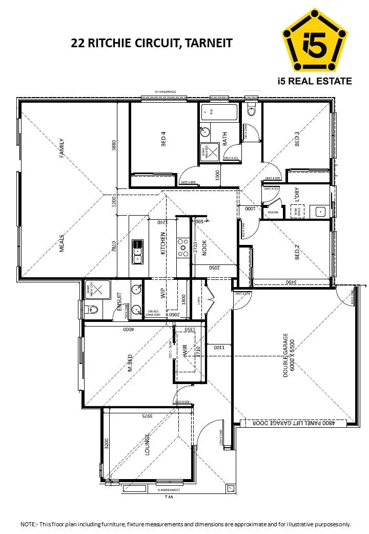 Floorplan of Homely house listing, 22 Ritchie Circuit, Tarneit VIC 3029