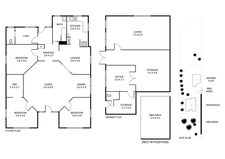 Floorplan of Homely house listing, 36 Pine Road, Mooroolbark VIC 3138