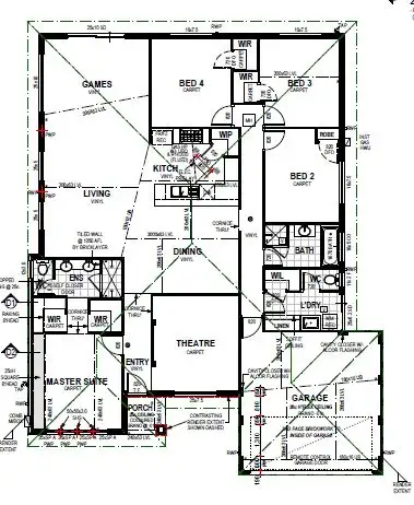 Floorplan of Homely house listing, 8 Broughton Way, Millbridge WA 6232