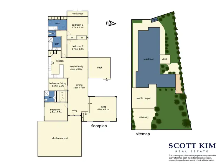 Floorplan of Homely house listing, 56 Benwerrin Drive, Burwood East VIC 3151