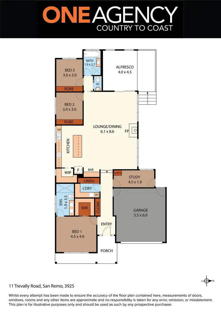 Floorplan of Homely house listing, 11 Trevally Road, San Remo VIC 3925