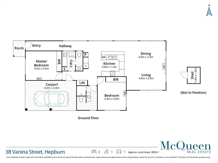 Floorplan of Homely house listing, 3B Vanina Street, Hepburn VIC 3461