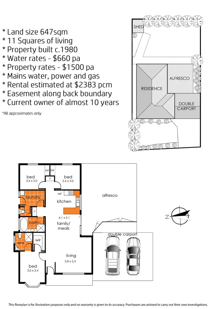 Floorplan of Homely house listing, 40 Bayvista Rise, Somerville VIC 3912