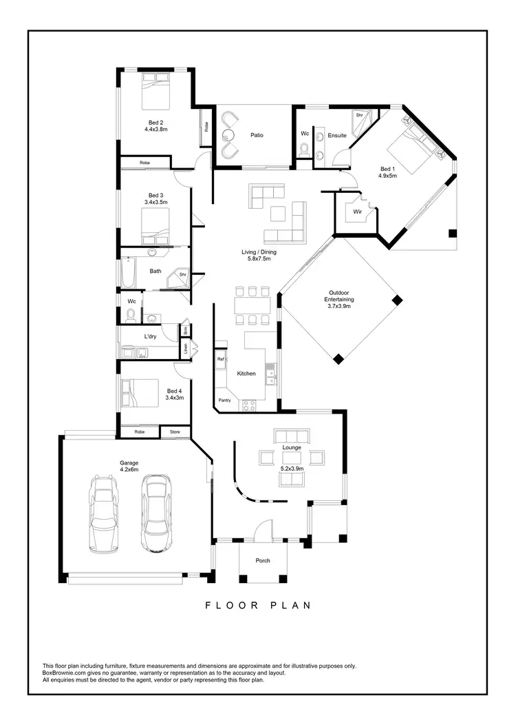 Floorplan of Homely house listing, 19 Rimmel Place, Palmwoods QLD 4555