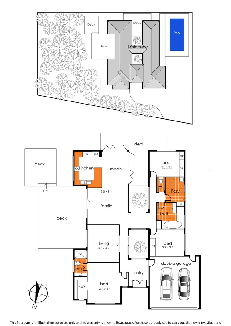 Floorplan of Homely house listing, 2 Sugar Glider Place, Langwarrin VIC 3910