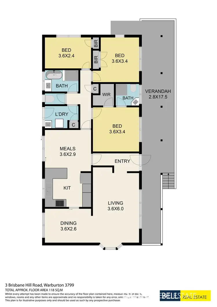 Floorplan of Homely house listing, 3 Brisbane Hill Road, Warburton VIC 3799