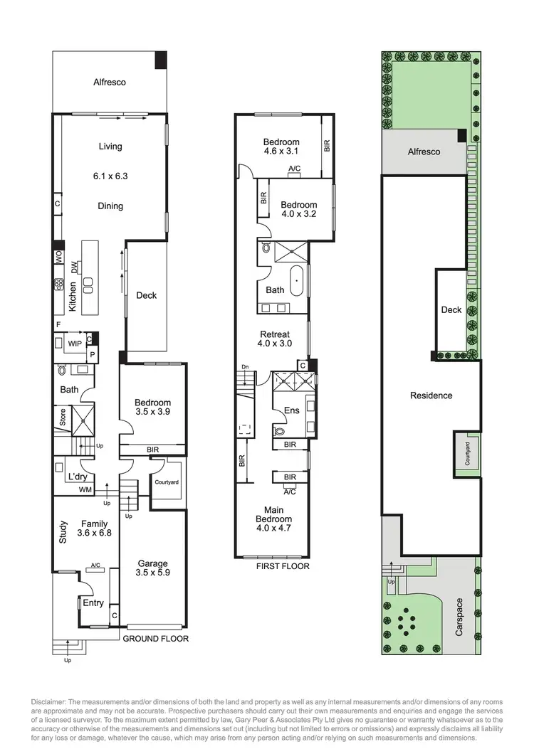 Floorplan of Homely townhouse listing, 4a Spring Road, Caulfield South VIC 3162