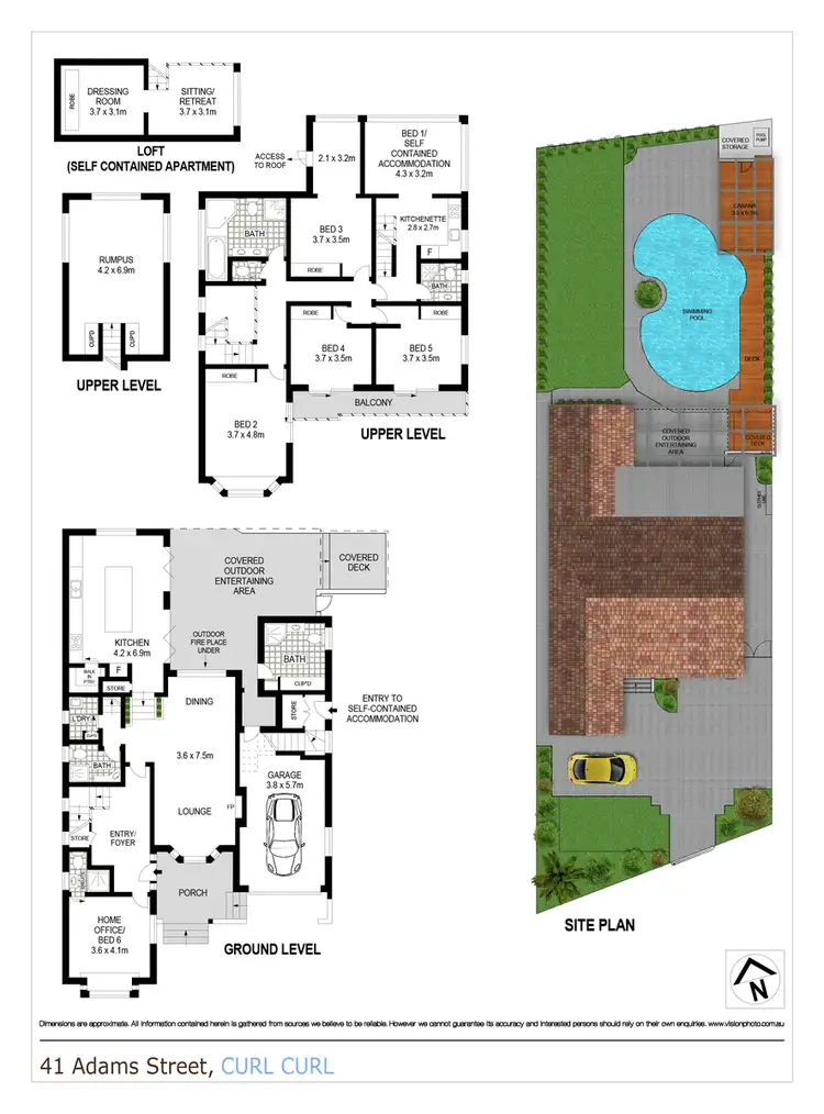 Floorplan of Homely house listing, 41 Adams Street, Curl Curl NSW 2096