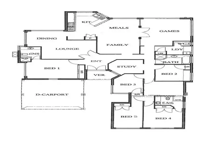 Floorplan of Homely house listing, 42 Marine Drive, Leschenault WA 6233