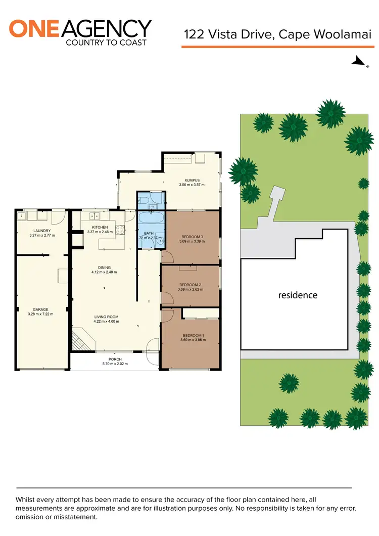 Floorplan of Homely house listing, 122 Vista Drive, Cape Woolamai VIC 3925