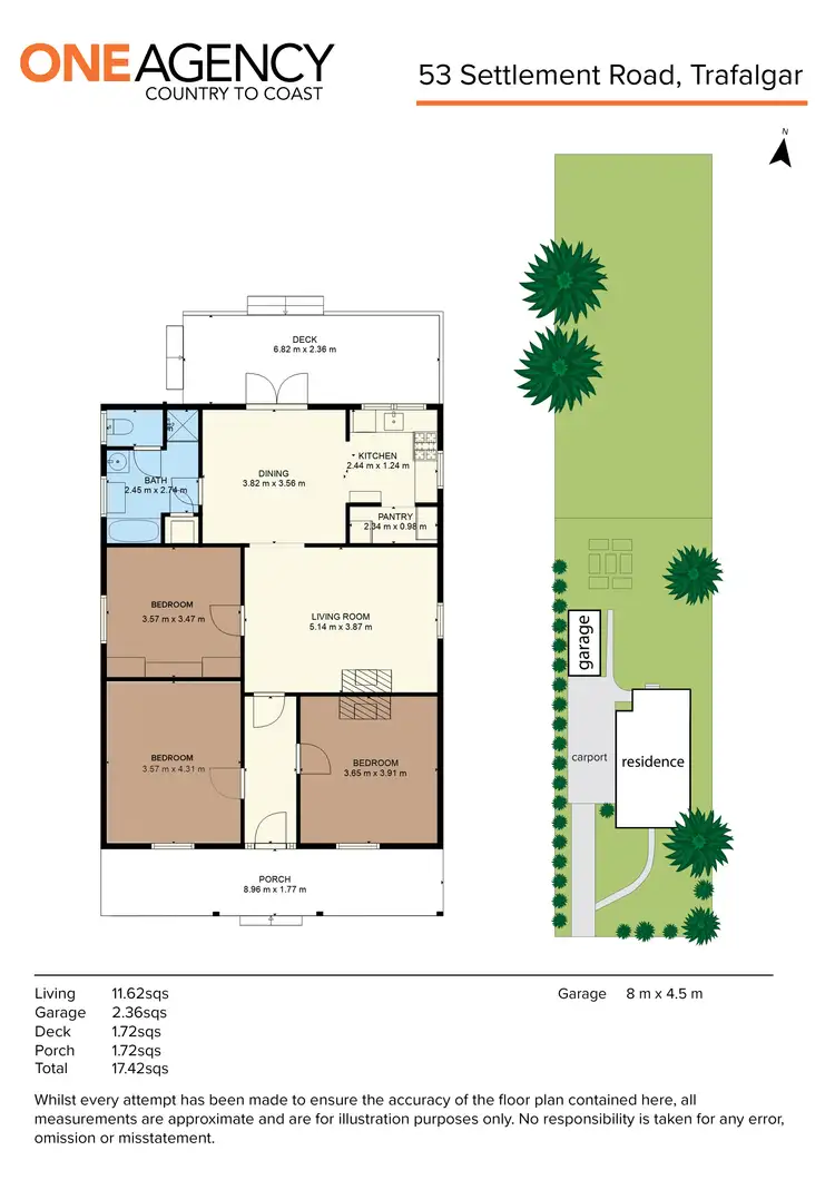 Floorplan of Homely house listing, 53 Settlement Road, Trafalgar VIC 3824