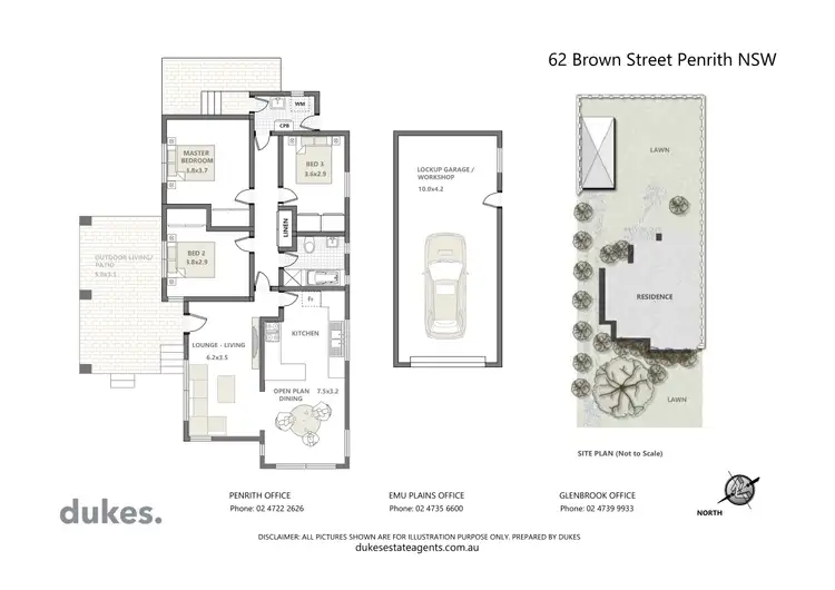 Floorplan of Homely house listing, 62 Brown Street, Penrith NSW 2750
