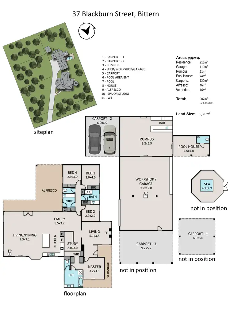 Floorplan of Homely rural property listing, 37 Blackburn Street, Bittern VIC 3918