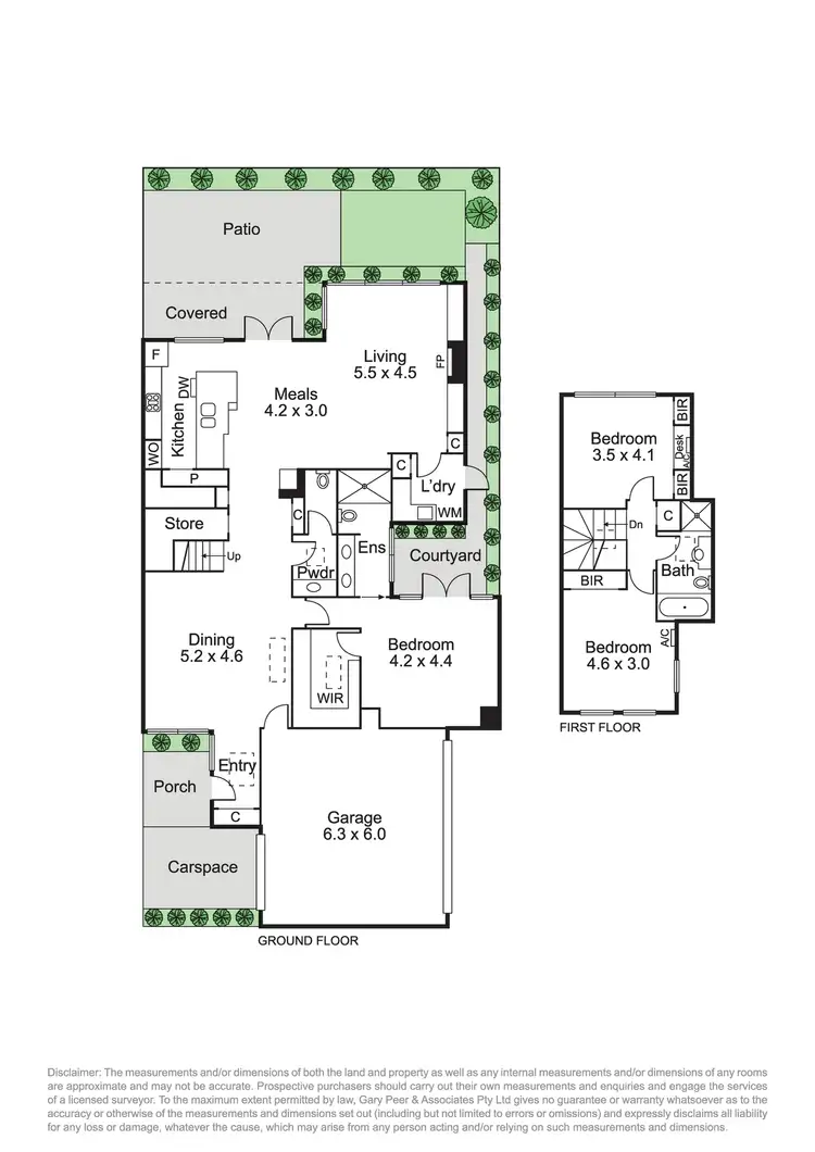 Floorplan of Homely townhouse listing, 4/34-36 Anderson Street, Caulfield VIC 3162