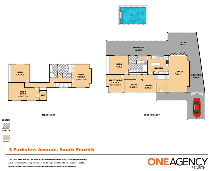 Floorplan of Homely house listing, 3 Parkview Avenue, South Penrith NSW 2750