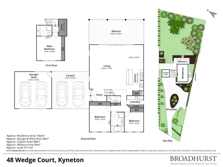 Floorplan of Homely house listing, 48 Wedge Court, Kyneton VIC 3444