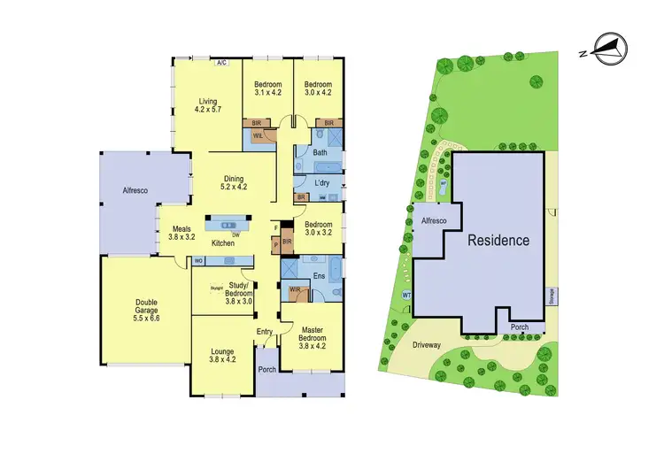 Floorplan of Homely house listing, 35 Warrawong Circuit, Doreen VIC 3754