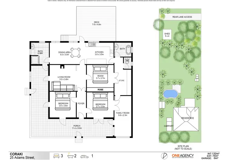Floorplan of Homely house listing, 25 Adams Street, Coraki NSW 2471