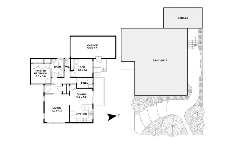 Floorplan of Homely unit listing, 1/241 Williamsons Road, Templestowe VIC 3106